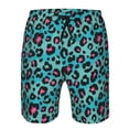 thumbnail image 3 of Logiee Leopard 1 Print Mens Swim Trunks Quick Dry Board Shorts,Breathable Hawaii Beach Shorts Swimwear Bathing Suits-3X-Large, 3 of 6