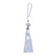 thumbnail image 3 of Colgante con dije para espejo retrovisor de coche, accesorios artesanales multifuncionales Gris-plata, 3 of 8