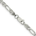 thumbnail image 3 of Sterling Silver 3.75mm Figaro Anchor Chain (20 X 3.75) Made In Italy qaf100-20, 3 of 5
