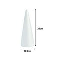 thumbnail image 1 of Foam Cones Polystyrene for Crafts Diy Painting Triangle Tree, 1 of 9