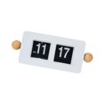 thumbnail image 4 of yotijay Auto Flip Clock Crafts Novelty Digital Display for Living Room Shelf Bedside White, 4 of 9