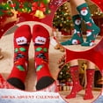 thumbnail image 7 of Tumao Sock Advent Calendar 2025,12 Pairs Socks for Adults Christmas Countdown Socks Adults Advent Calendar Santa Snowman Christmas Tree Xmas Gift, 7 of 7