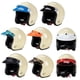 thumbnail image 2 of 3-Snap Helmet Bubble Visor Lens for 3/4 Retro Open Face Motorcycle Helmet, 2 of 5