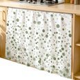 thumbnail image 2 of Sage Green Polka Dot Cabinet Curtain 35"Wx35"L,Dustproof Under Sink Skirt W/ Self Adhesive Tape,Modern Art Abstract Watercolor Dot Cabinet Curtain Cover for Kitchen Sink,Bathroom Vanity,Laundry Room, 2 of 9