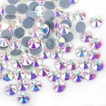 thumbnail image 3 of Crystal AB Hotfix Rhinestone Flat Back Iron On Strass Crystal Stones Hot Fix Rhinestones For Fabric Garment Decoration, 3 of 4