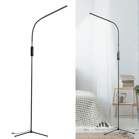 LED Floor Lamp, Modern LED Floor Light Standing Lamp With Remote Control For Reading In Living Room, Bedroom, Office