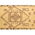 thumbnail image 1 of Ahgly Company Indoor Rectangle Solid Brown Modern Area Rugs, 2' x 4', 1 of 4