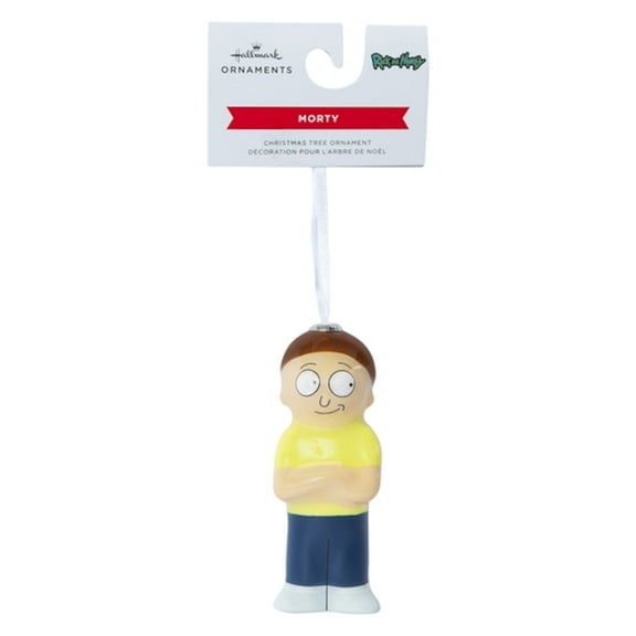 Hallmark Rick and Morty Decoupage Morty Christmas Tree Ornament New with Tag