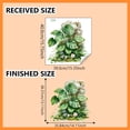 thumbnail image 2 of Vinilo decorativo de pared con plantas tropicales y hojas de tortuga | Adhesivo botánico para dormitorio, sala de estar y baño, 2 of 5