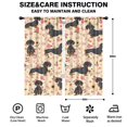 thumbnail image 2 of Blackout Kids Curtains,Dachshund and Flower Childrens Insulated Curtains Set Of 2,Bedroom Essentials,Toddler Room Decor 42x84in(106x213cm), 2 of 4