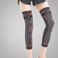 thumbnail image 2 of BESTSKY 2-piece Knee Brace,Nylon Knee Sleeves,Knee Sleeves for Women,Orange,M, 2 of 3