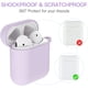 thumbnail image 3 of Funda para Airpod, funda de silicona con llavero de bola de piel compatible con Apple Airpods 2/1, 3 of 7