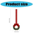 thumbnail image 3 of 6Pcs Artificial Berries Wreaths with Ribbon Bows Small Christmas Wreaths for Kitchen Cabinet Door Window Porch Wall, 3 of 8