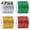 Gold, Silver, Red, Green, variant on 440yards x 1mm Metallic Cord Tinsel Rope for Ornament Hooks and Gift Wrapping, Ribbon Wrap Thread Tag Cord for Craft Making(Gold, Silver, Red, Green)