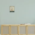 thumbnail image 2 of Stupell Industries Lone Sailboat People Relaxing Quiet Ocean Landscape Painting Gray Framed Art Print Wall Art, Design by Graffitee Studios, 2 of 7