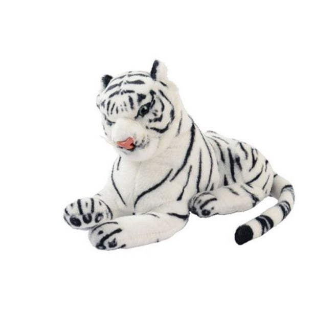 Plush Small Realistic White Tigers