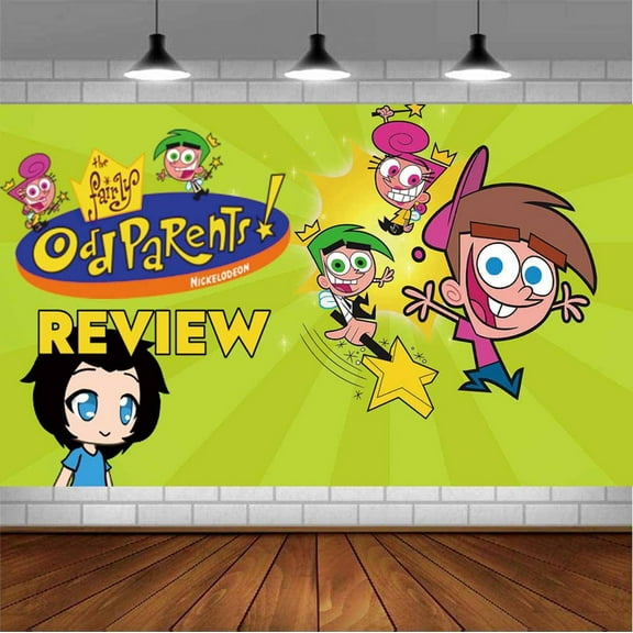The Fairly OddParents Backdrop Banner Party Supplies Poster Movie Theme Background for Photography Birthday Decorations
