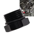 thumbnail image 3 of Block Off Plug Fitting Adapter Male Hex Steel Universal 4000PSI Black for Vehicle, 3 of 8