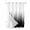 Black, variant on No Hook Shower Curtains with Snap-in Liner Set, Black White Waterproof Hotel Style Bathroom Shower Curtain, Modern Geometric Abstract Gradient Striped Breathable Mesh Top Bath Curtains 60''x72''