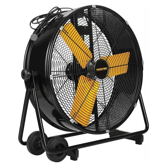 Master 24" Industrial Direct Drive Cradle Tiltable 2 Speed Barrel Drum Fan