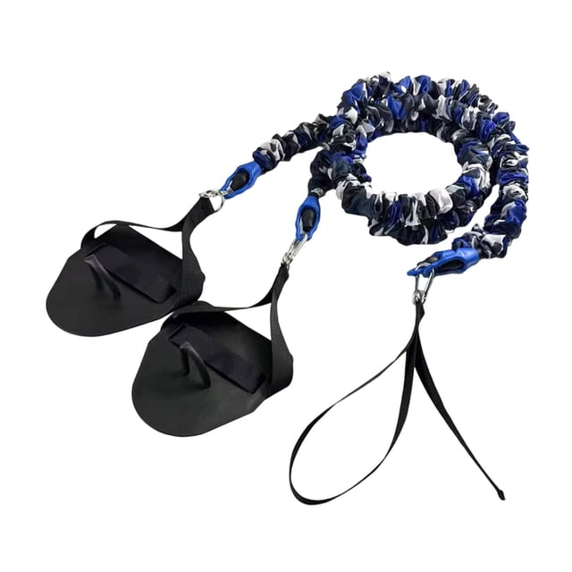 Banda de resistencia para natación para mujeres y hombres, equipo de entrenamiento profesional de látex. Azul 50 libras