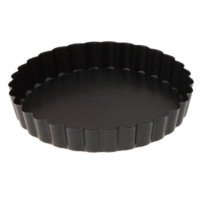 Molde para Tartas Antiadherente con Fondo Suelto Extraíble - para Pasteles de Quiche, /Corazón/Rectangular Molde Flan Estriado para Soledad Sartén antiadherente para hornear