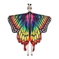 thumbnail image 3 of Capa de Halloween con chal de mariposa giratorio, decoración, capa de mariposa, alas de mariposa grandes europeas y americanas, traje colorido, 3 of 5