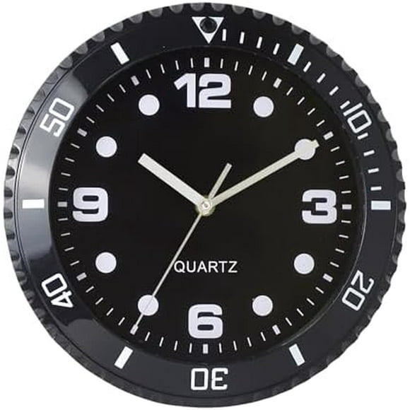 Wall Clock Clock 11 Inch Silent Clock Quartz Battery Wall Clock Modern Wall Clock Suitable for Living Room, Bedroom, Kitchen, Office, Classroom Decoration (Black) Black Black Black Black
