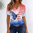 thumbnail image 5 of America 250 Shirt Women 250th Anniversary USA Years American Flag Printed Shirts Casual Short Sleeve Tunic Tops, 5 of 7