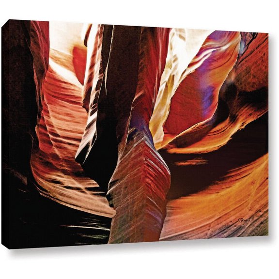 ArtWall Linda Parker "Slot Canyon Light From Above 4" Gallery-wrapped Canvas