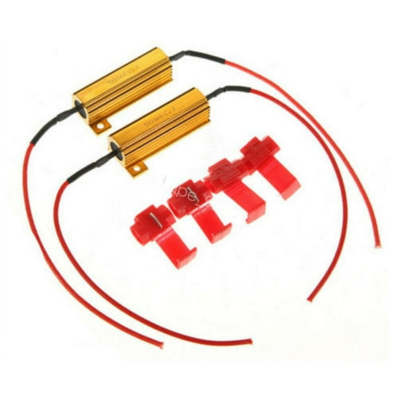 4pcs Load Resistor 50W 6RJ LED Decoder Fix Error Code Hyper Flash Turn Signal