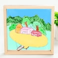 thumbnail image 7 of Sunjoy Tech Picture Frame Burr-free Handcraft Transparent Decorative DIY Rounded Edges Kindergarten Children Craft Painting Frame Studio Supply, 7 of 7