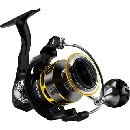 SAN LIKE Spinning Fishing Reel Saltwater & Freshwater Fishing Reel 40.5 Lbs Max Drag - 7+1 BB Ball Bearing 5.2:1 Gear Ratio 5000