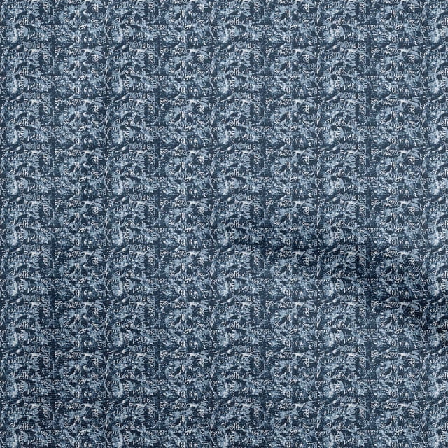oneOone Polyester Spandex Navy Blue Fabric Abstracts Fabric For Sewing Printed Craft Fabric By The Yard 56 Inch Wide