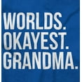 thumbnail image 2 of Worlds Okayest Grandma Funny Cute Women's Plus Size Graphic Tee Brisco Brands 4X, 2 of 3