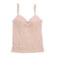 thumbnail image 4 of Women Tank Tops Shirt Solid Slim Deep V-Neck Crop Tops Summer Camisole with Pad, 4 of 8