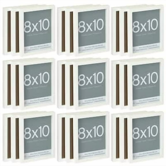 9 Packs: 3 ct. (27 total) White Fundamentals 8" x 10" Display Case by Studio Decor
