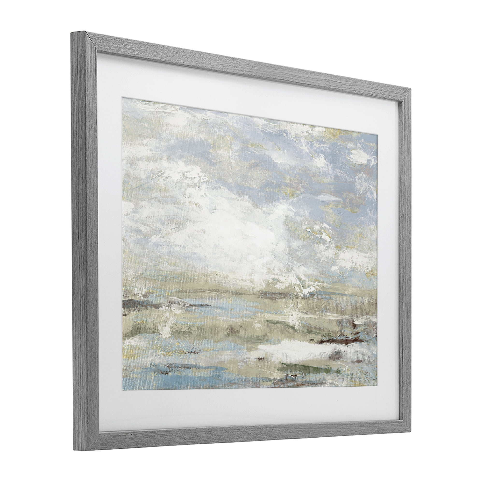 Stupell Industries Morning Mood Impression Gray Framed Print Under Glass, design by Lanie Loreth