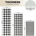 thumbnail image 4 of Black and White Checkerboard Checkered Pattern Kitchen Rugs Sets Of 3,Kitchen Runner Rugs Non Skid Washable,Decorative Kitchen Floor Mats for Kitchen,Sink,Laundry,17"x30"+ 17"x47" + 17"x59", 4 of 6
