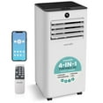 thumbnail image 1 of SereneLife 8,000 BTU Portable Air Conditioner and Heater, Small AC with Dehumidifier and Fan, Wifi Function, Mini AC Unit with 350 Sq. Ft. Coverage, Includes Remote Control and Window Mount Kit, 1 of 1