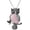 Natural Rose Quartz, variant on Owl Gift Necklace, Healing Crystal Pendant Necklace, Unisex, Natural Amethyst, Rose Quartz Gemstone Jewelry, Used for Reiki Healing, Spiritual Energy, and Bringing Good Fortune.