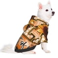 thumbnail image 2 of Fotbe I Love Fall Most Of All Sudadera con Estampado para Perros Pequeños – Suéter con Capucha para Mascotas, Tela Suave de Forro Polar con Bolsillo-Large, 2 of 7