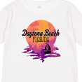 thumbnail image 4 of Inktastic Daytona Beach Florida Sunset Girls Long Sleeve Toddler T-Shirt, 4 of 5