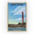 thumbnail image 2 of Long Beach Island, New Jersey, Barnegat Lighthouse, Lithograph (16x24 Giclee Gallery Art Print, Vivid Textured Wall Decor), 2 of 3