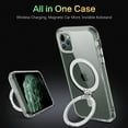 thumbnail image 4 of for iPhone 11 Pro Max  Case with Invisible Stand [Compatible with Magsafe], Clear Full Body Protective Cover Slim Shockproof Phone Case for Apple iPhone 11 Pro Max 6.5", Clear, 4 of 17