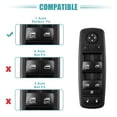 thumbnail image 4 of Interruptor de ventana eléctrica único compatible con Dodge Journey 2009 para Dodge Nitro 2007 No.4602632AG, 4 of 7