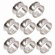 thumbnail image 2 of 40 Piezas de Servilletero Con Cuentas de Aleación de Zinc Con Hebilla Delicada para Servilletas (Plateado), 2 of 5
