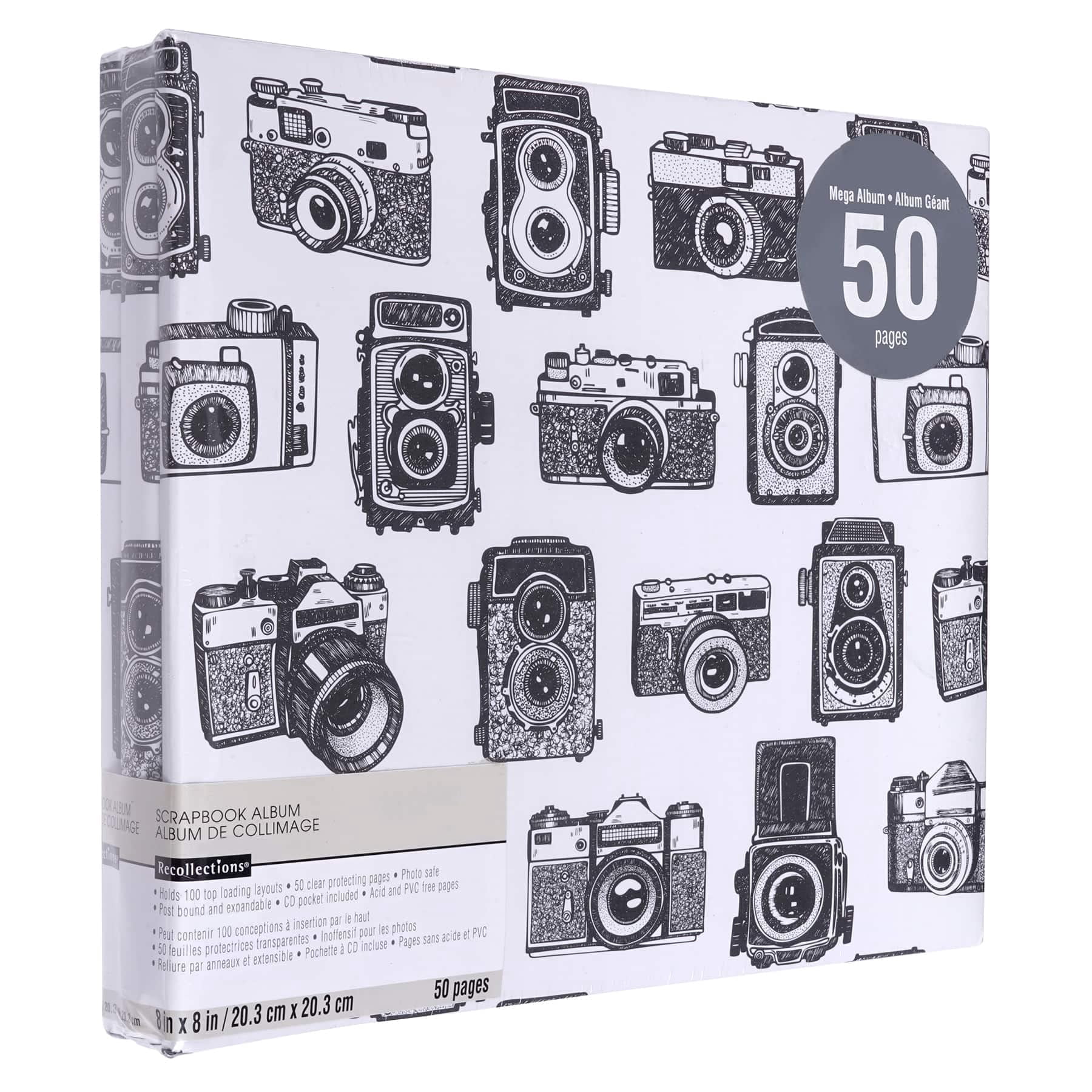 Recollections Camera Print Mega Scrapbook Album - Walmart.com