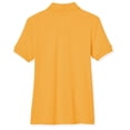 thumbnail image 2 of Educated Uniforms Girls 4-20 Short Sleeve Pique Polo Shirt Gold 10/12, 2 of 5