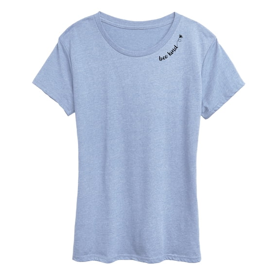 Instant Message - Bee Kind Neck Short Sleeve Graphic T-Shirt